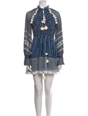 Hemant and Nandita Striped Mini Dress