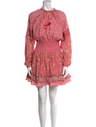 Hemant and Nandita Floral Print Mini Dress