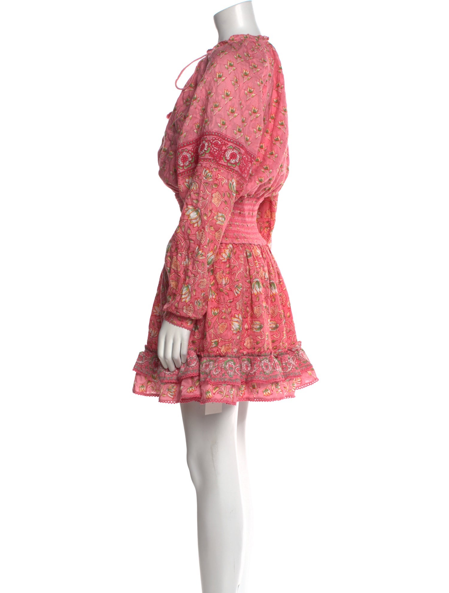 Hemant and Nandita Floral Print Mini Dress