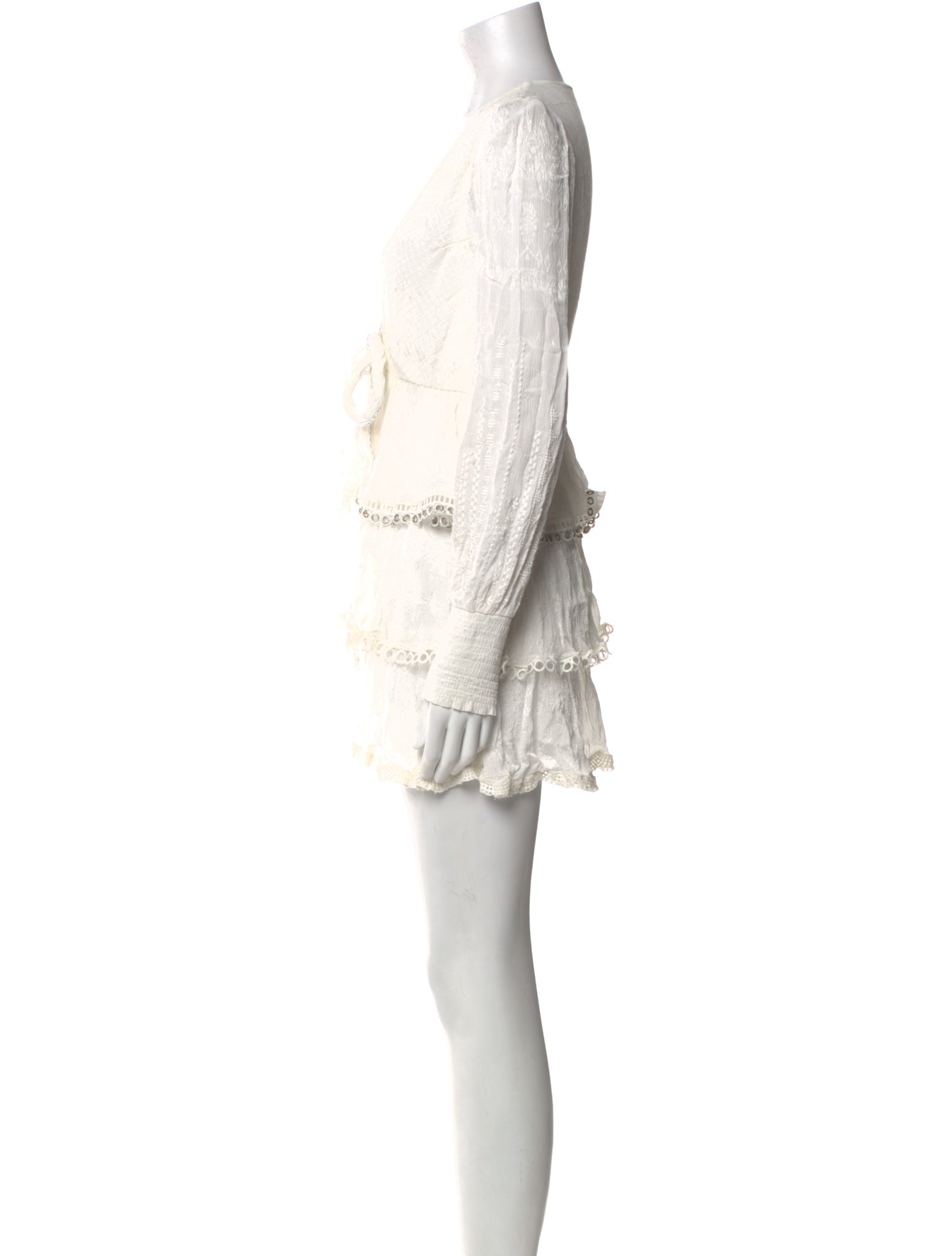 Hemant and Nandita V-Neck Mini Dress