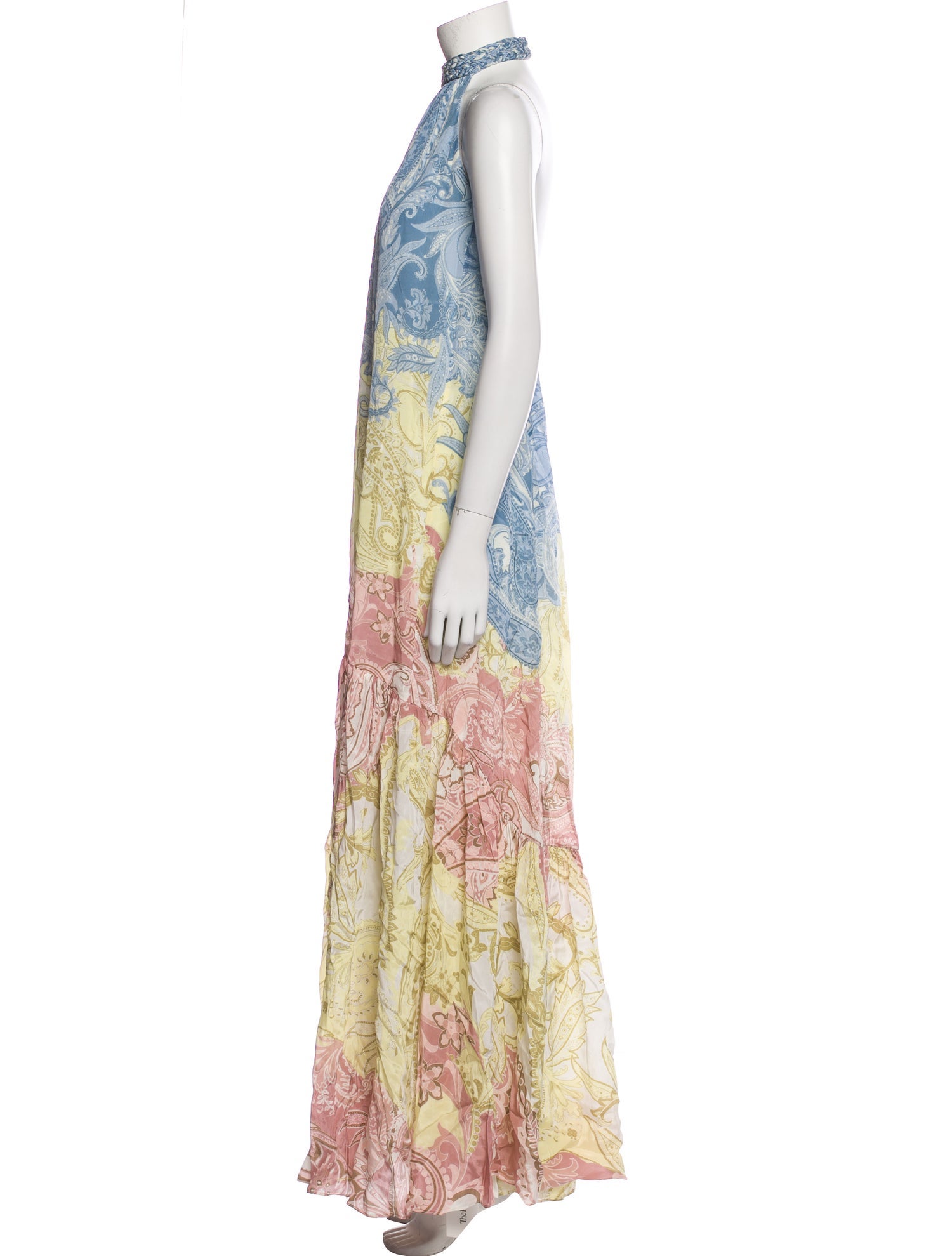 Hemant and Nandita Paisley Print Long Dress w/ Tags