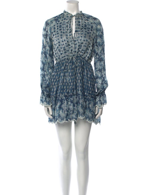 Hemant and Nandita Printed Mini Dress