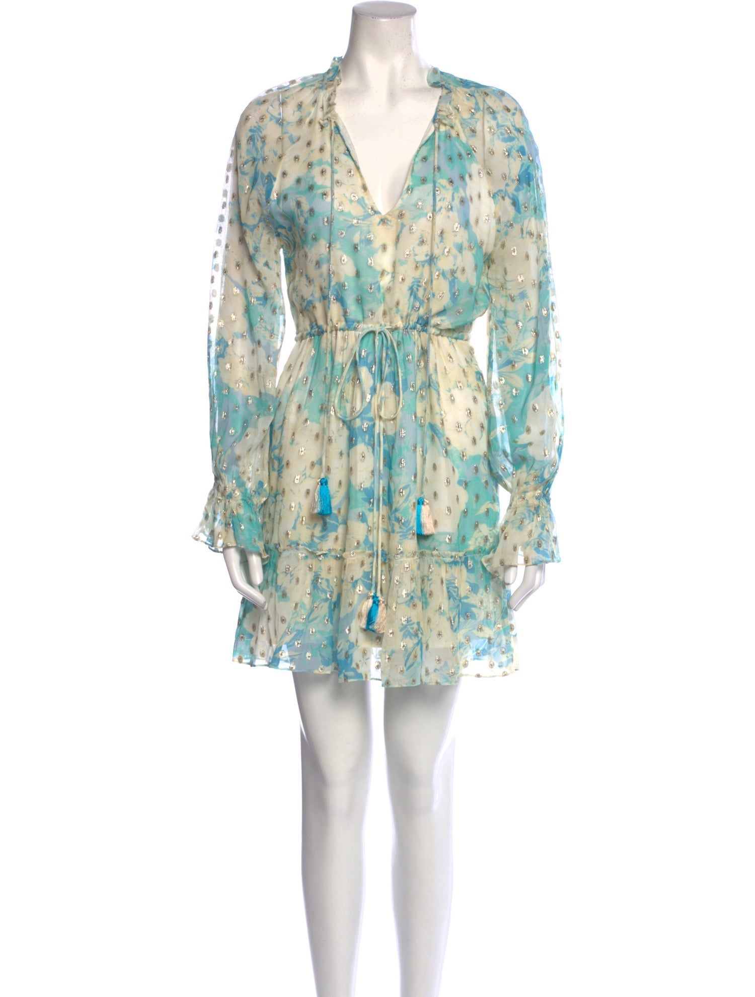 Hemant and Nandita Angora Mini Dress