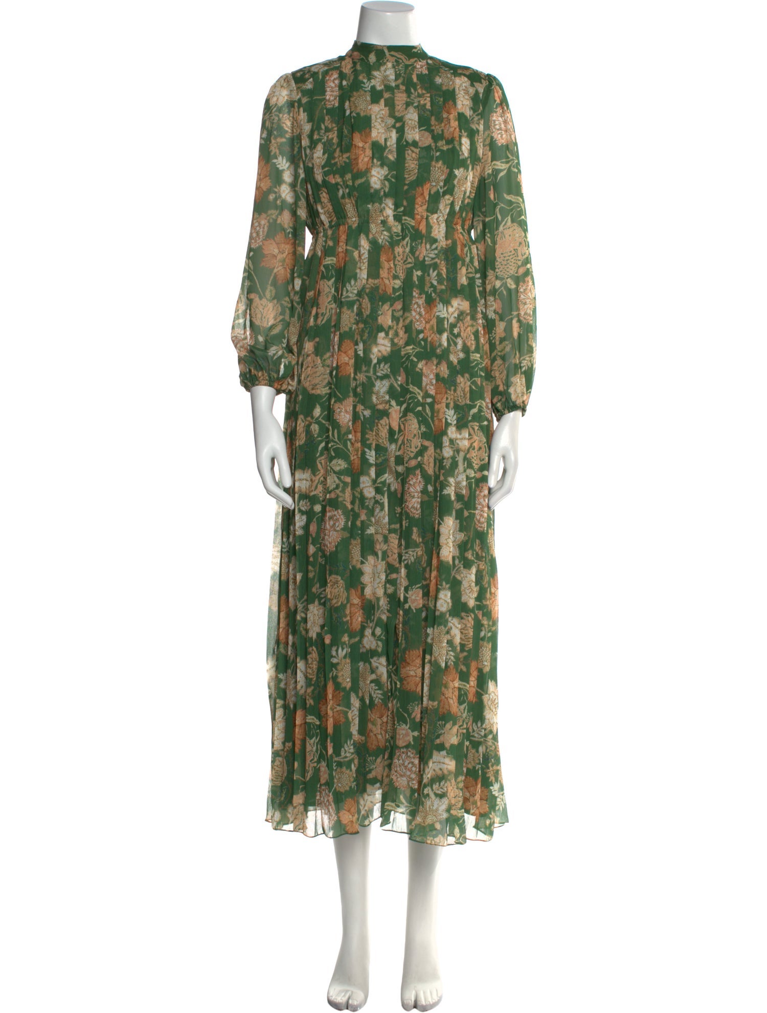 Hemant and Nandita Floral Print Long Dress