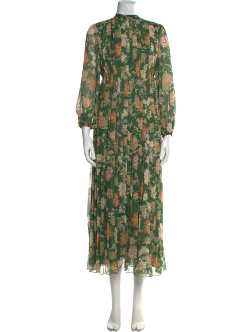 Hemant and Nandita Floral Print Long Dress