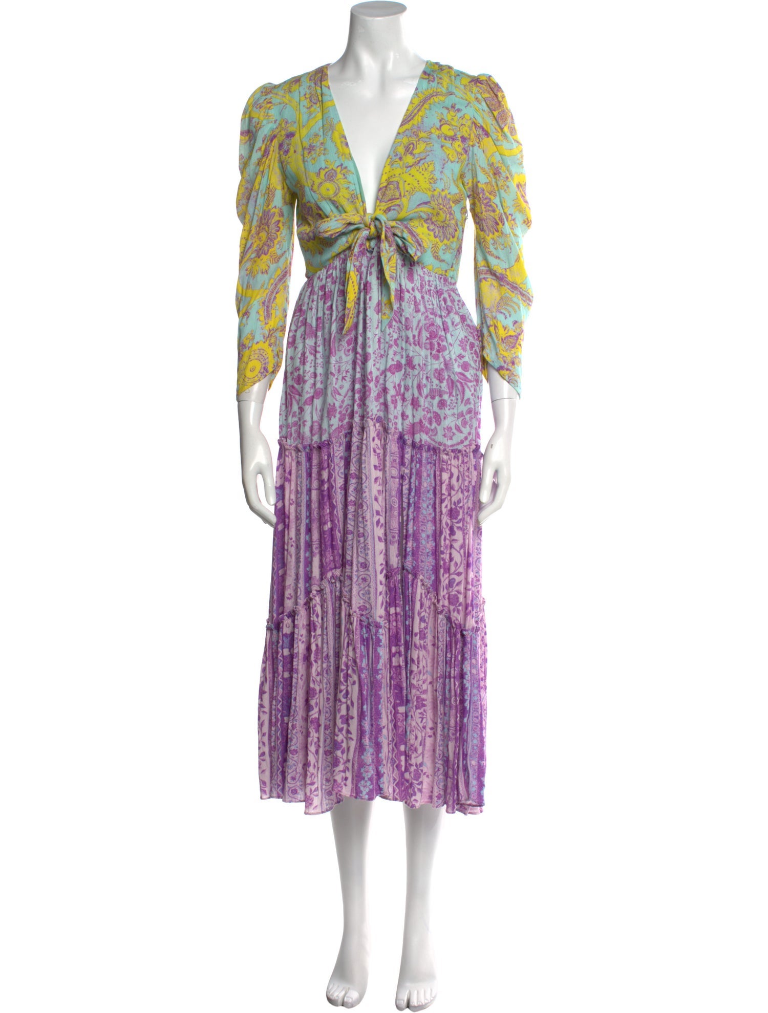 Hemant and Nandita Printed Long Dress