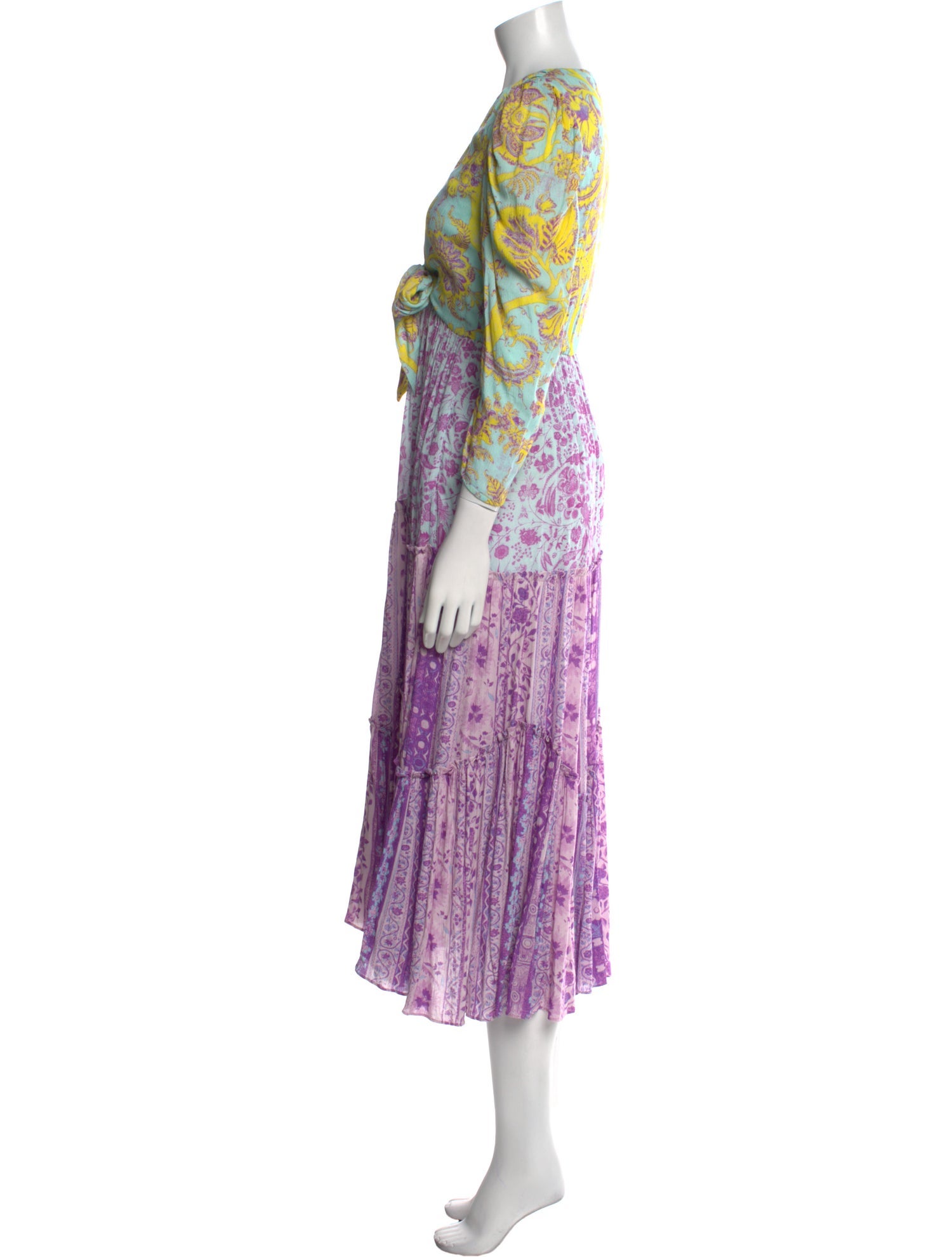 Hemant and Nandita Printed Long Dress