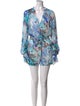 Hemant and Nandita Floral Print V-Neck Romper