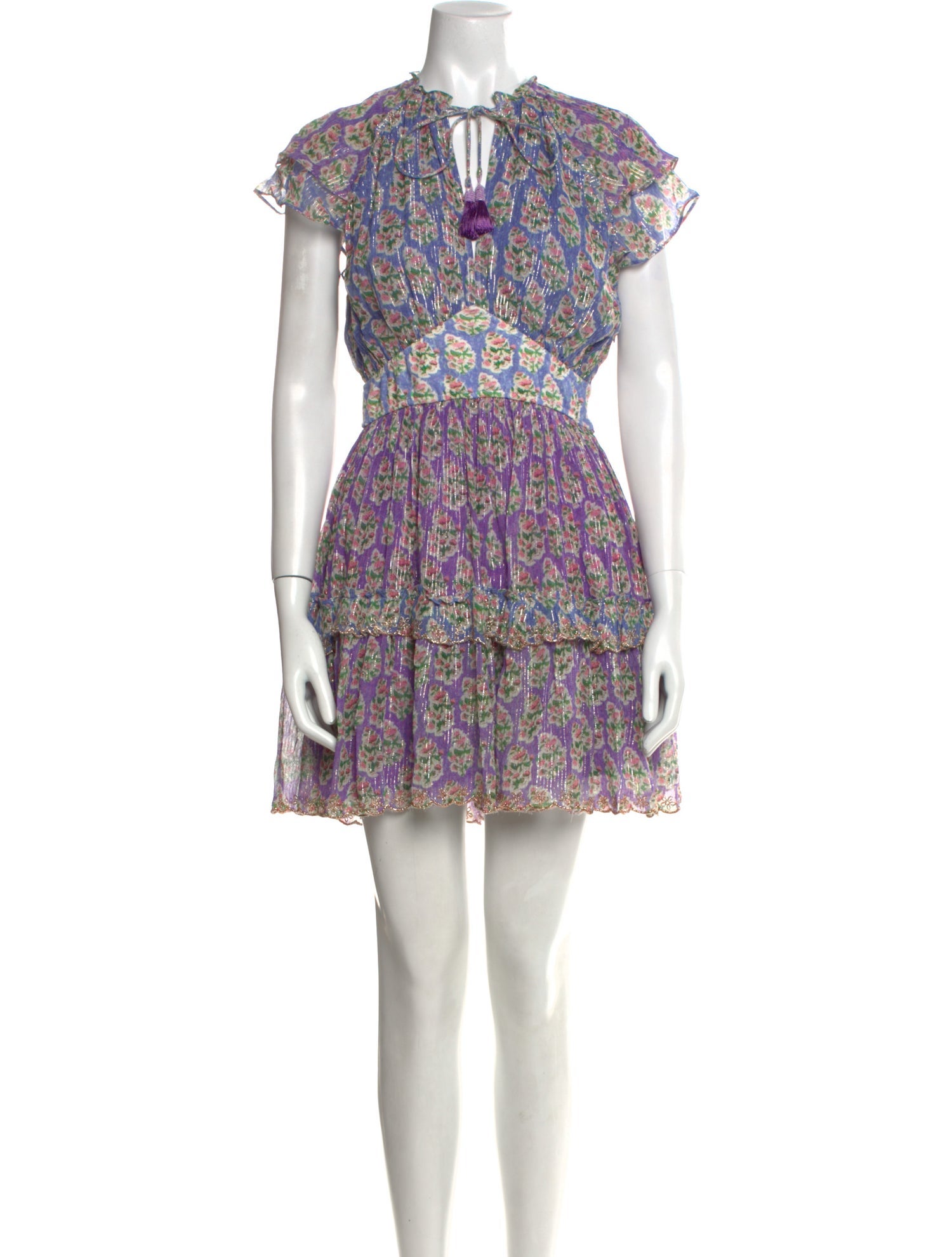 Hemant and Nandita Printed Mini Dress