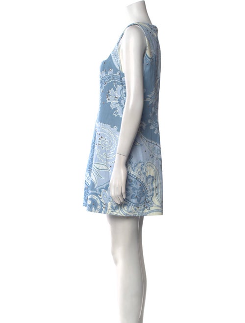 Hemant and Nandita Paisley Print Mini Dress