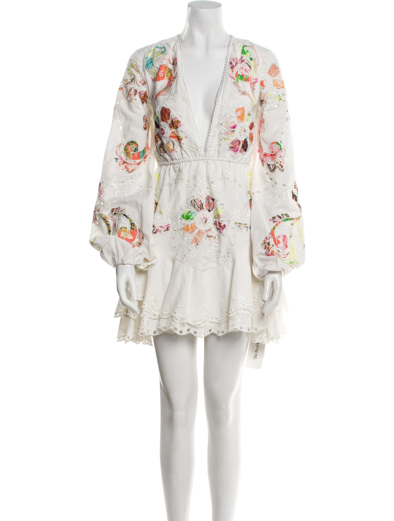 Hemant and Nandita Floral Print Mini Dress