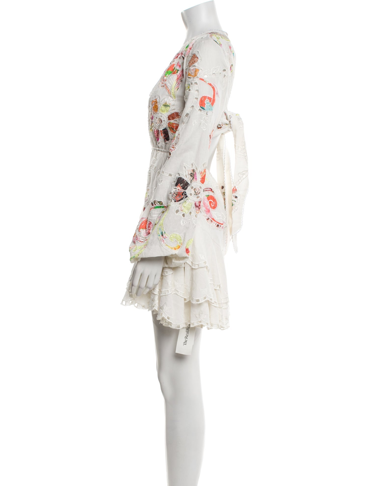 Hemant and Nandita Floral Print Mini Dress