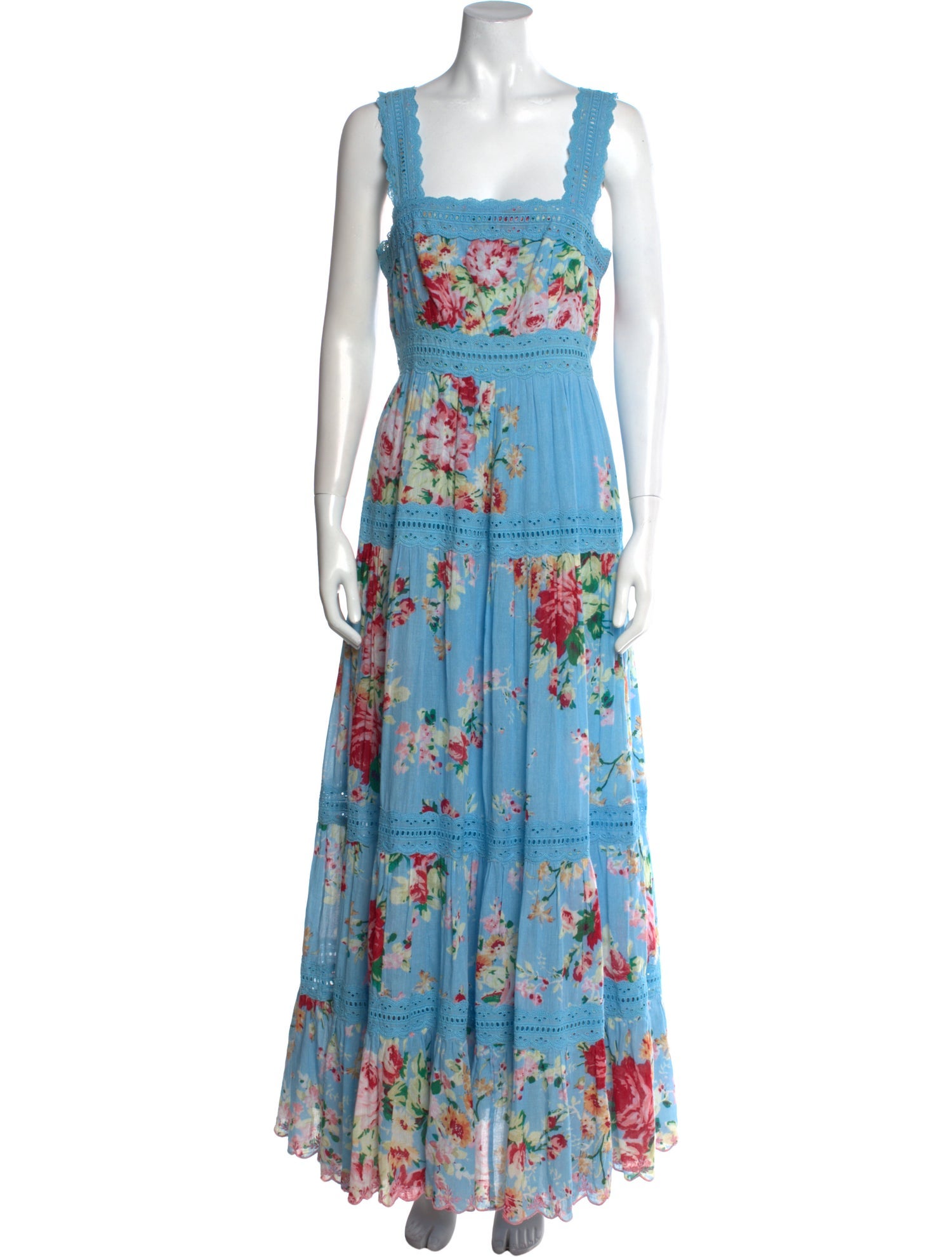 Hemant and Nandita Floral Print Long Dress