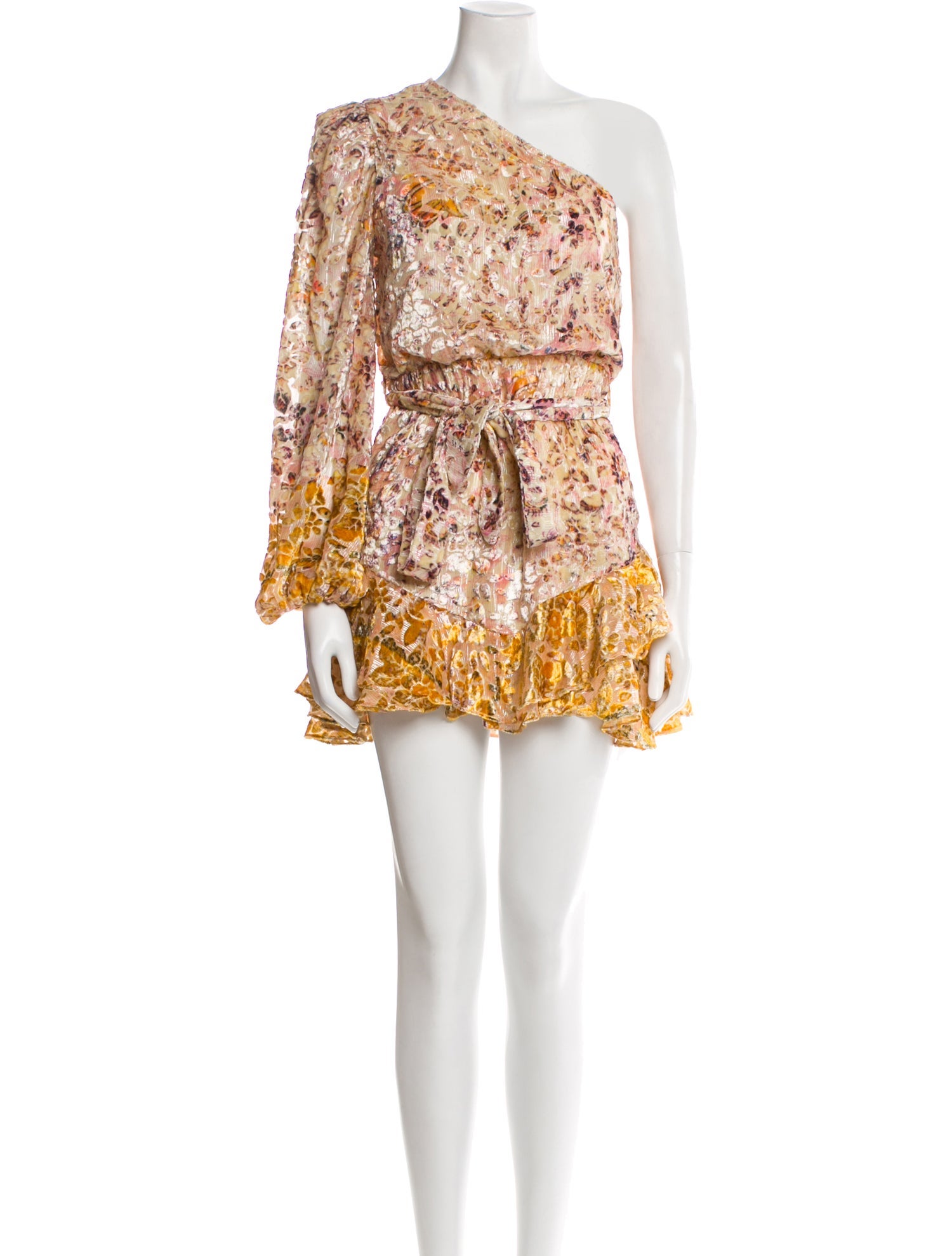 Hemant and Nandita Paisley Print Mini Dress
