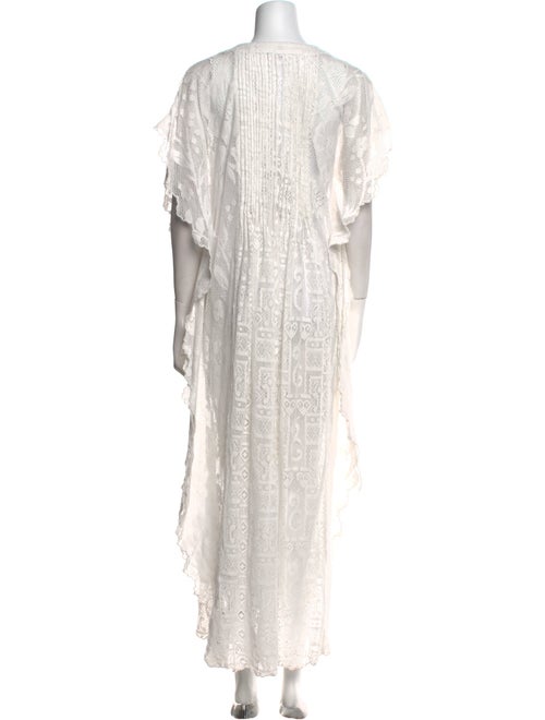 Hemant and Nandita Crew Neck Long Dress