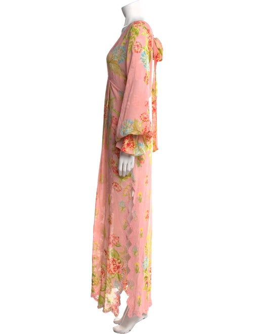Hemant and Nandita Floral Print Long Dress