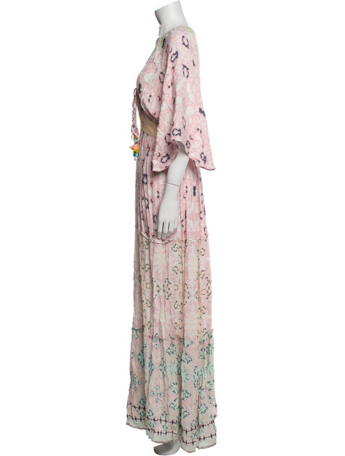 Hemant and Nandita Floral Print Long Dress