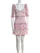 Hemant and Nandita Floral Print Mini Dress