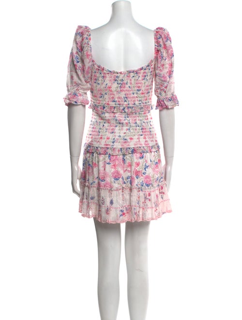 Hemant and Nandita Floral Print Mini Dress