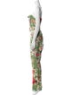 Hemant and Nandita Floral Print Strapless Jumpsuit