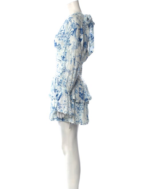 Hemant and Nandita Floral Print Mini Dress
