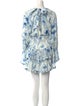 Hemant and Nandita Floral Print Mini Dress