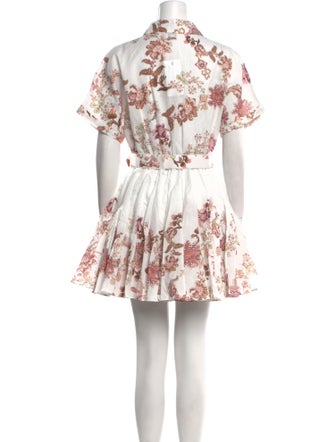 Hemant and Nandita Floral Print Mini Dress