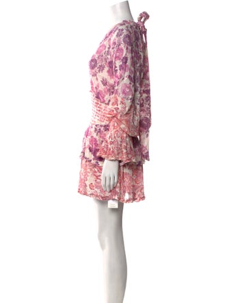 Hemant and Nandita Floral Print Mini Dress
