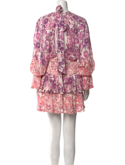 Hemant and Nandita Floral Print Mini Dress