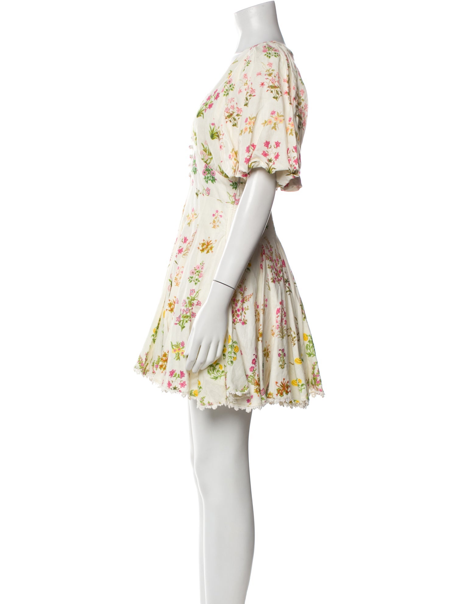 Hemant and Nandita Floral Print Mini Dress