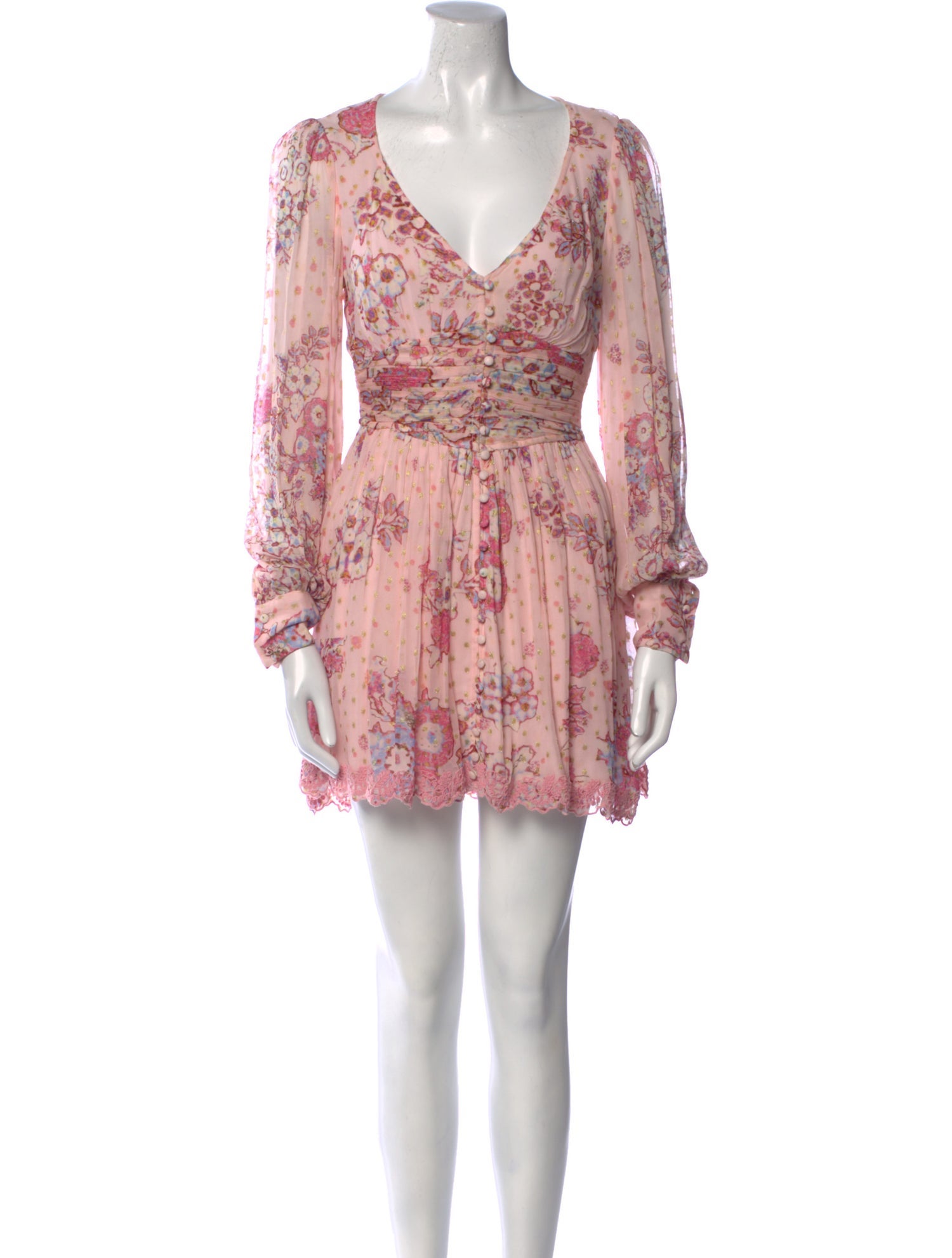 Hemant and Nandita Printed Mini Dress