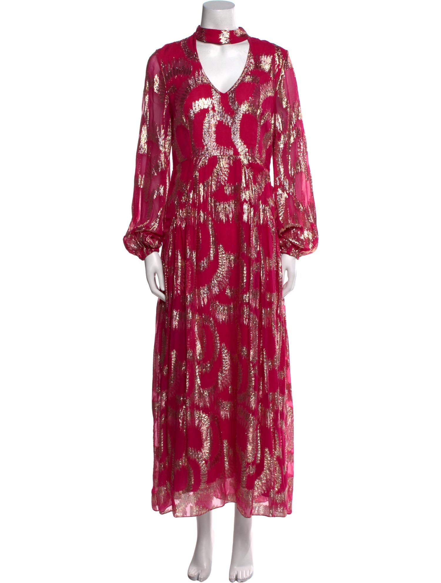 Hemant and Nandita Printed Long Dress