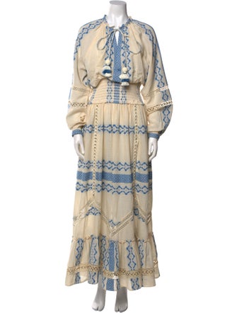 Hemant and Nandita Printed Long Dress