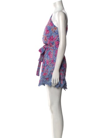 Hemant and Nandita Floral Print Mini Dress