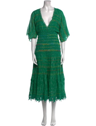 Hemant and Nandita Printed Long Dress