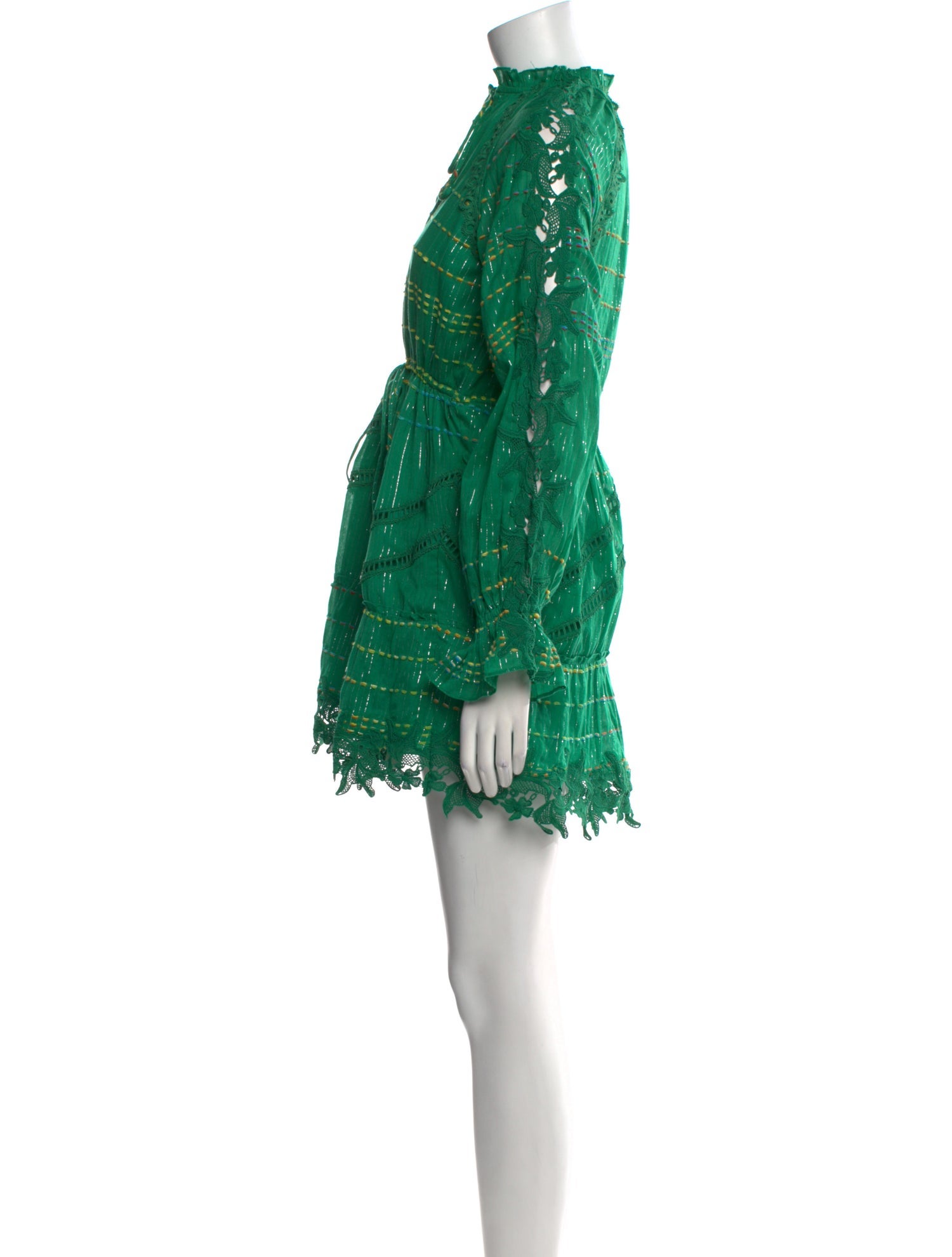 Hemant and Nandita Lace Pattern Mini Dress w/ Tags