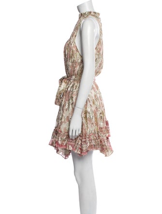 Hemant and Nandita Floral Print Mini Dress