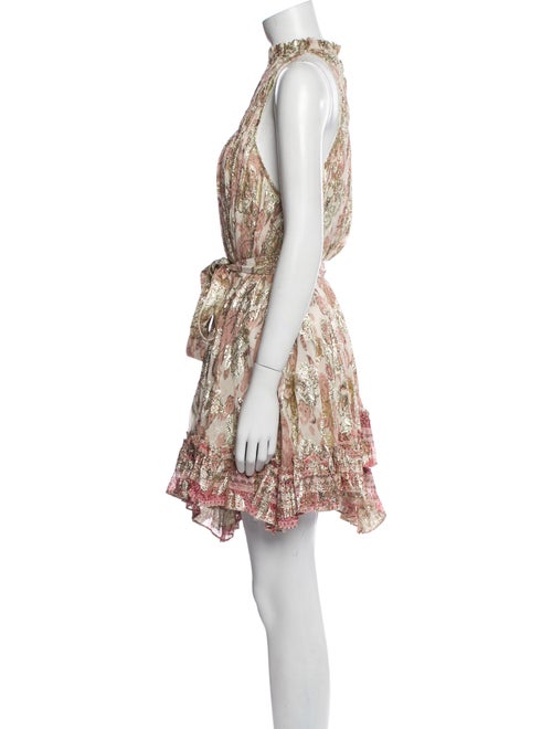 Hemant and Nandita Floral Print Mini Dress
