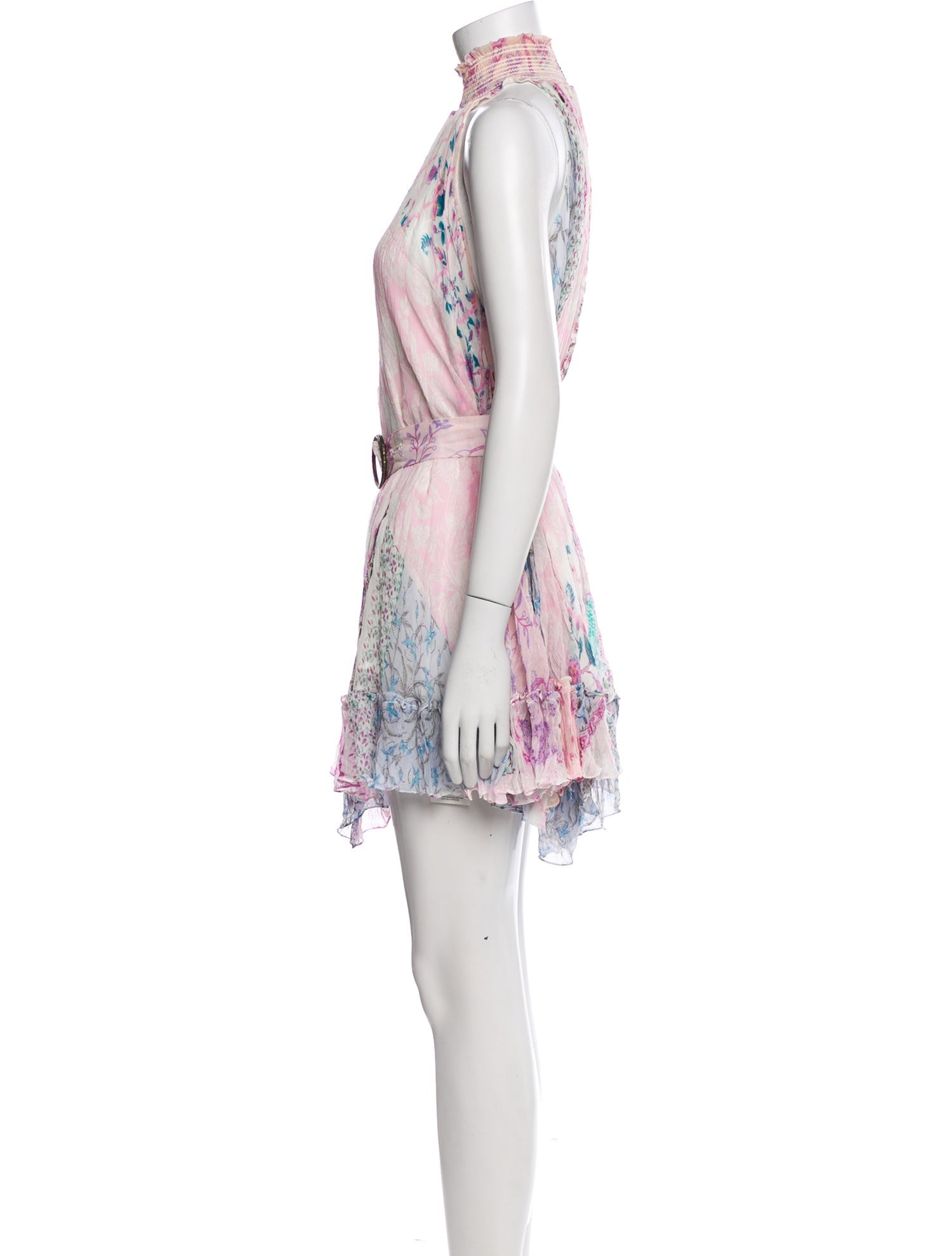 Hemant and Nandita Floral Print Mini Dress