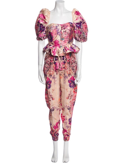 Hemant and Nandita Floral Print Pant Set