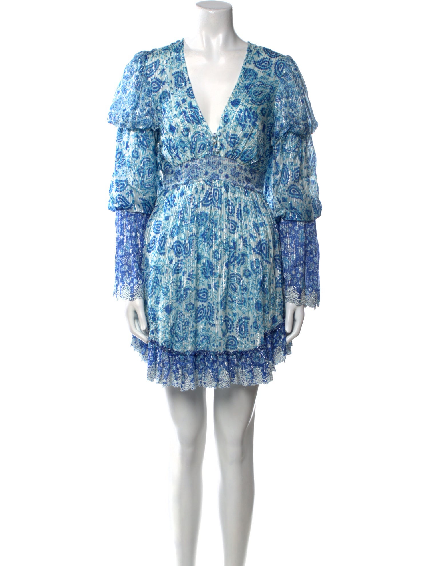 Hemant and Nandita Floral Print Mini Dress