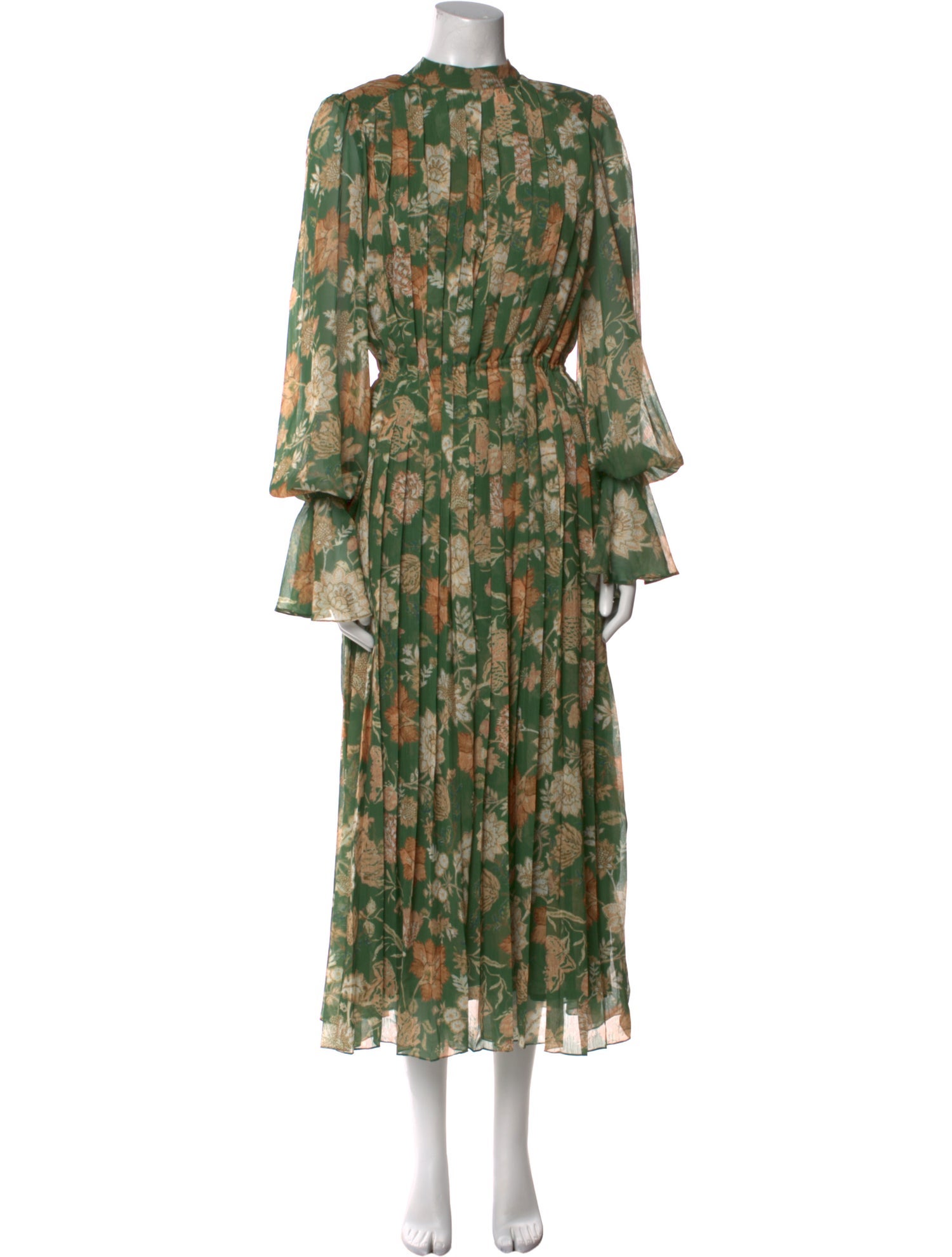 Hemant and Nandita Floral Print Long Dress