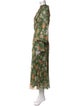 Hemant and Nandita Floral Print Long Dress