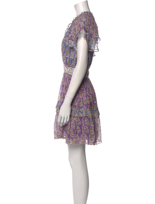 Hemant and Nandita Floral Print Mini Dress