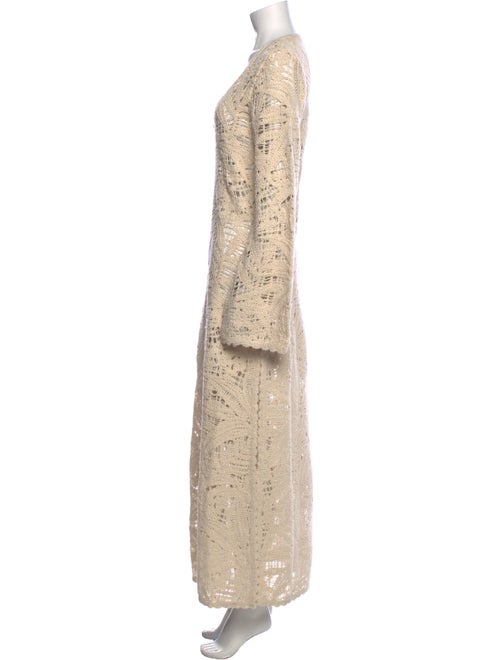 Hemant and Nandita V-Neck Long Dress