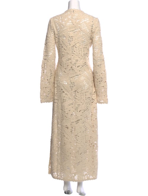 Hemant and Nandita V-Neck Long Dress