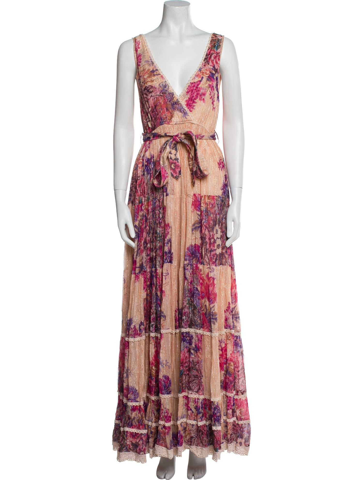 Hemant and Nandita Printed Long Dress