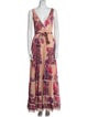 Hemant and Nandita Printed Long Dress