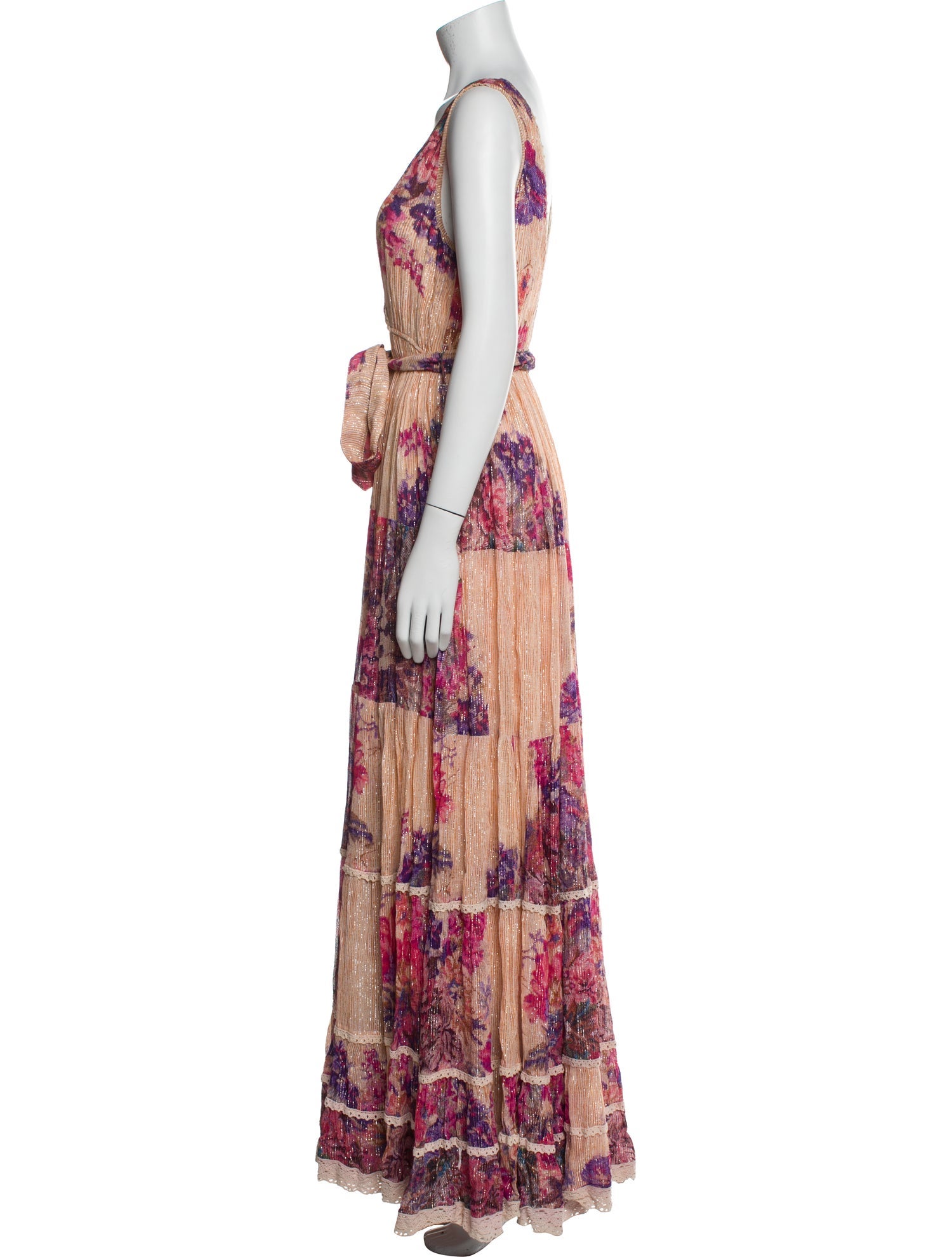 Hemant and Nandita Printed Long Dress