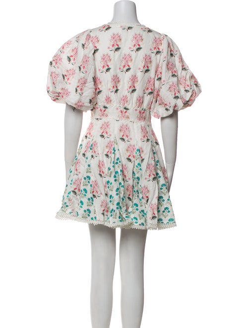 Hemant and Nandita Floral Print Mini Dress